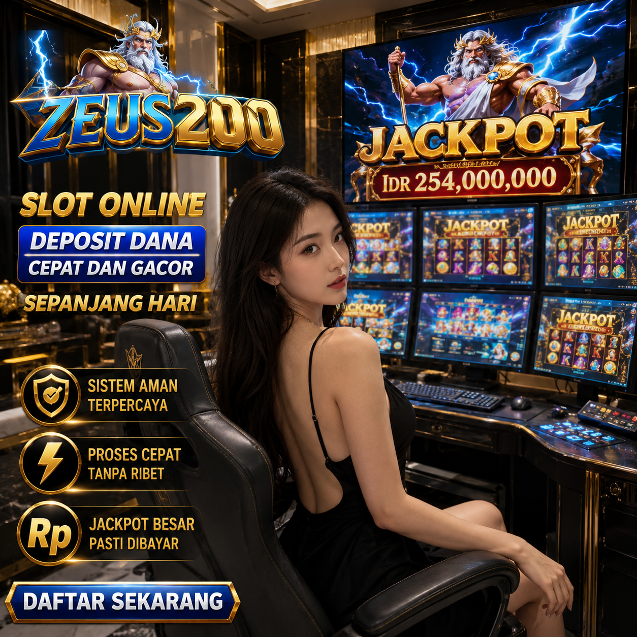 ZEUS200 Slot Online Deposit Dana Cepat dan Gacor Sepanjang Hari image 1